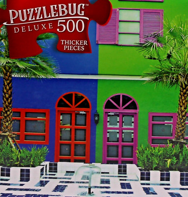 500 Pieces Jigsaw Puzzle Colorful Block Buildings Thailand 20 X 12 Puzzlebug