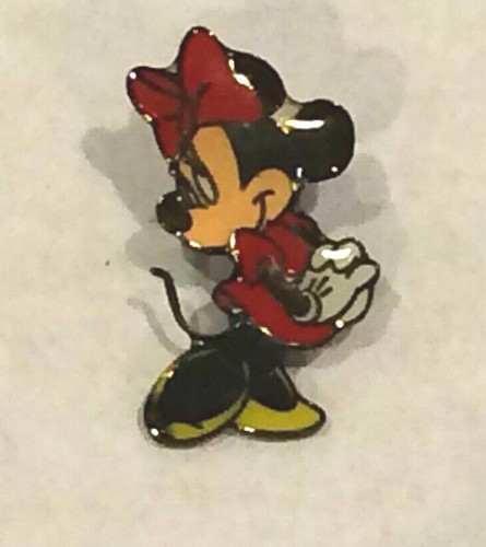 RARE Australian Disneyland Disney Minnie Mouse Red Dress Enamel Pin #38863