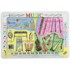 Painless Learning Placemat: Music