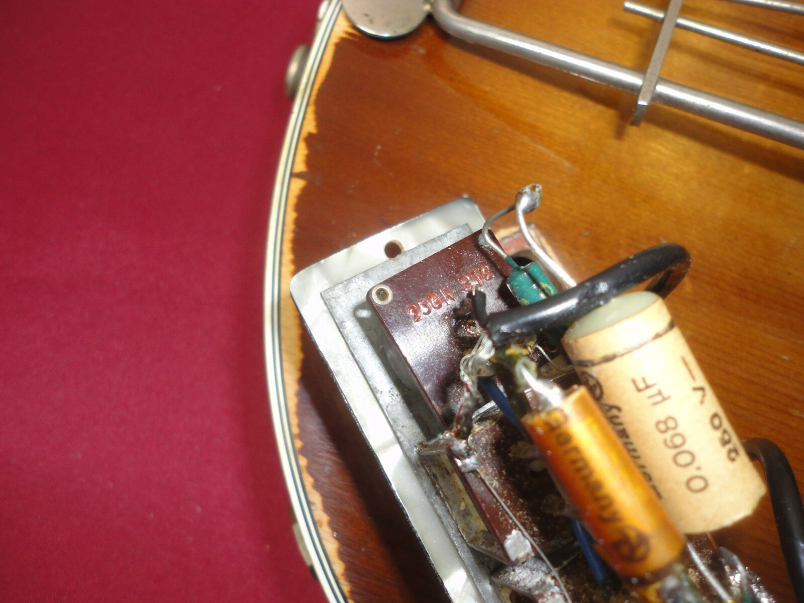 Original Hofner 1962 1963 violin 500/1 bass and Case McCartney Beatles specs - Picture 6 of 17