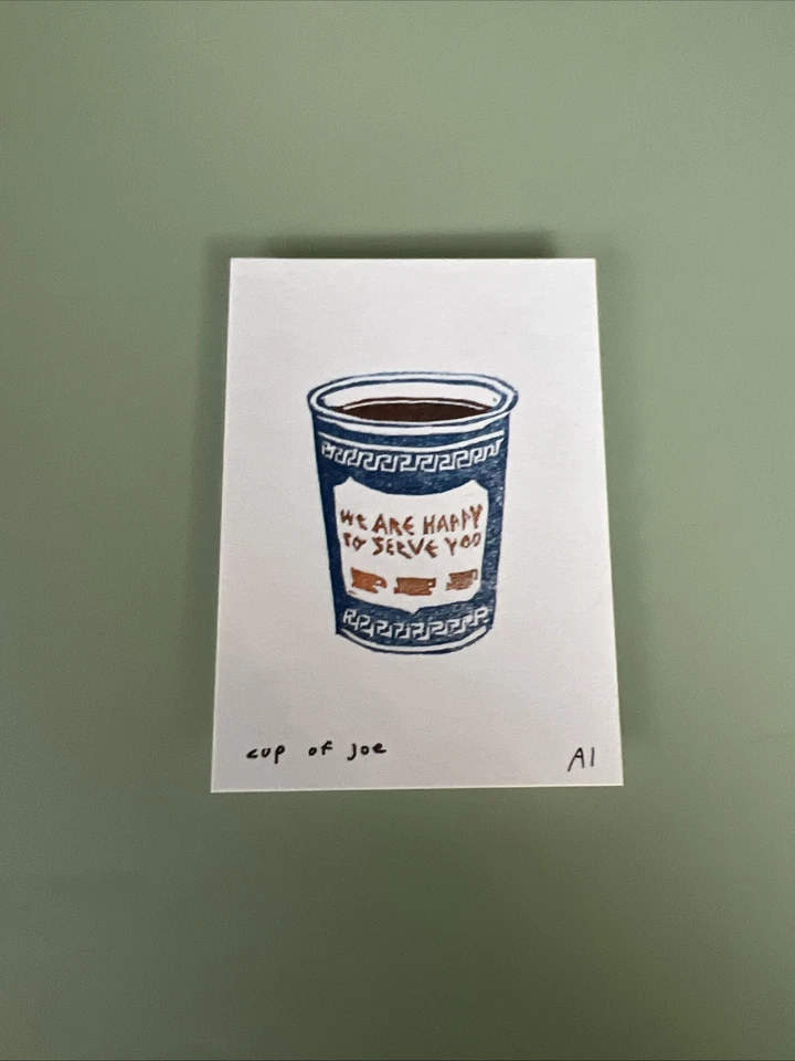 Anastasia Inciardi Mini Prints - Whitney (NYC Exclusive) - Cup Of Joe
