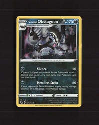 Galarian Obstagoon 161/264 Fusion Strike Holo Rare
