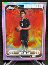 2024-25 Topps Chrome NBA Cam Johnson #159 Brooklyn Nets Refractor