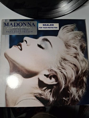 MADONNA TRUE BLUE PROMO LP VINYL RECORD POSTER INCLUDED