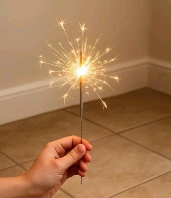 SPEKTATEK 50-Pack of 25cm Party Sparklers – Safe Perfect for Birthdays, New Year, Weddings