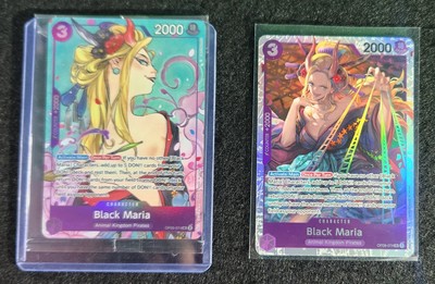 One Piece TCG Black Maria Op08-074 Sealed Promo And SR. | eBay