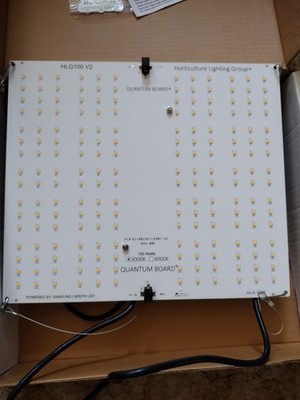 HLG 100 V2 LED Horticulture Lighting by Quantum Boards