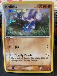 Pokemon TCG Meditite 66/101 Hidden Legends Reverse Holo
