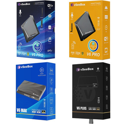 vSeeBox V6 Plus，V6 Max，V6 Pro，V5 Pro Authorized Dealer / FAST/FREE SHIPPING