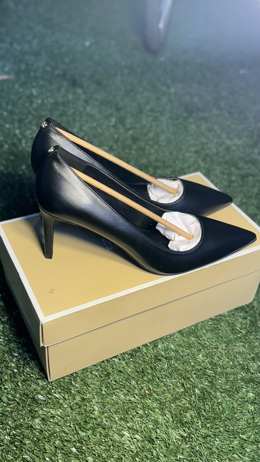 Michael Kors ALINA Flex Pump Pole tacchi a punta NERO taglia 9 5