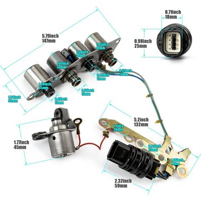 Transmission Shift Control Solenoid Kit For 00-06 Nissan Maxima Sentra Altima US