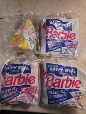 Set Of 4 1990 1991 mcdonalds happy meal toys barbie