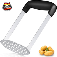 Pleafind Kartoffelstampfer - Mit Rutschfestem Griff, Edelstahl Kartoffelstampfer