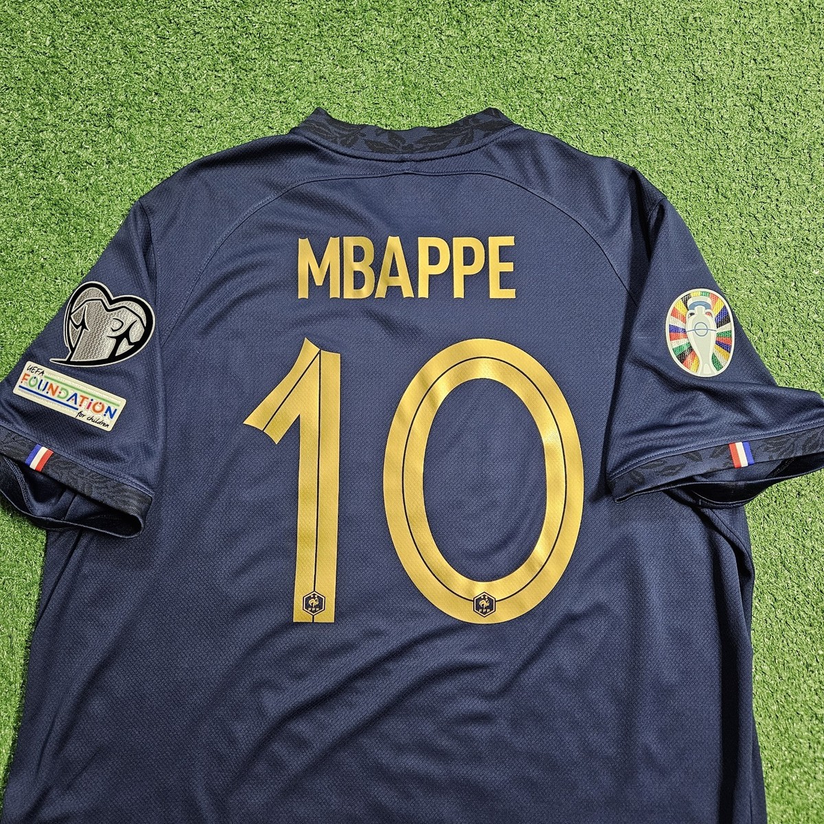 NIKE FRANCE FFF Kylian Mbappe #10 2022/2023 Home Jersey Euro
