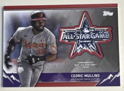 Cedric Mullins 2021 Topps All-Star Game Sleeve Patch (ME)  /10 ORIOLES