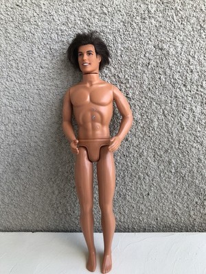  read  TLC Doctor Ken Doll Rooted Brown Hair Brown Eyes Rotating Waist Barbie Dr