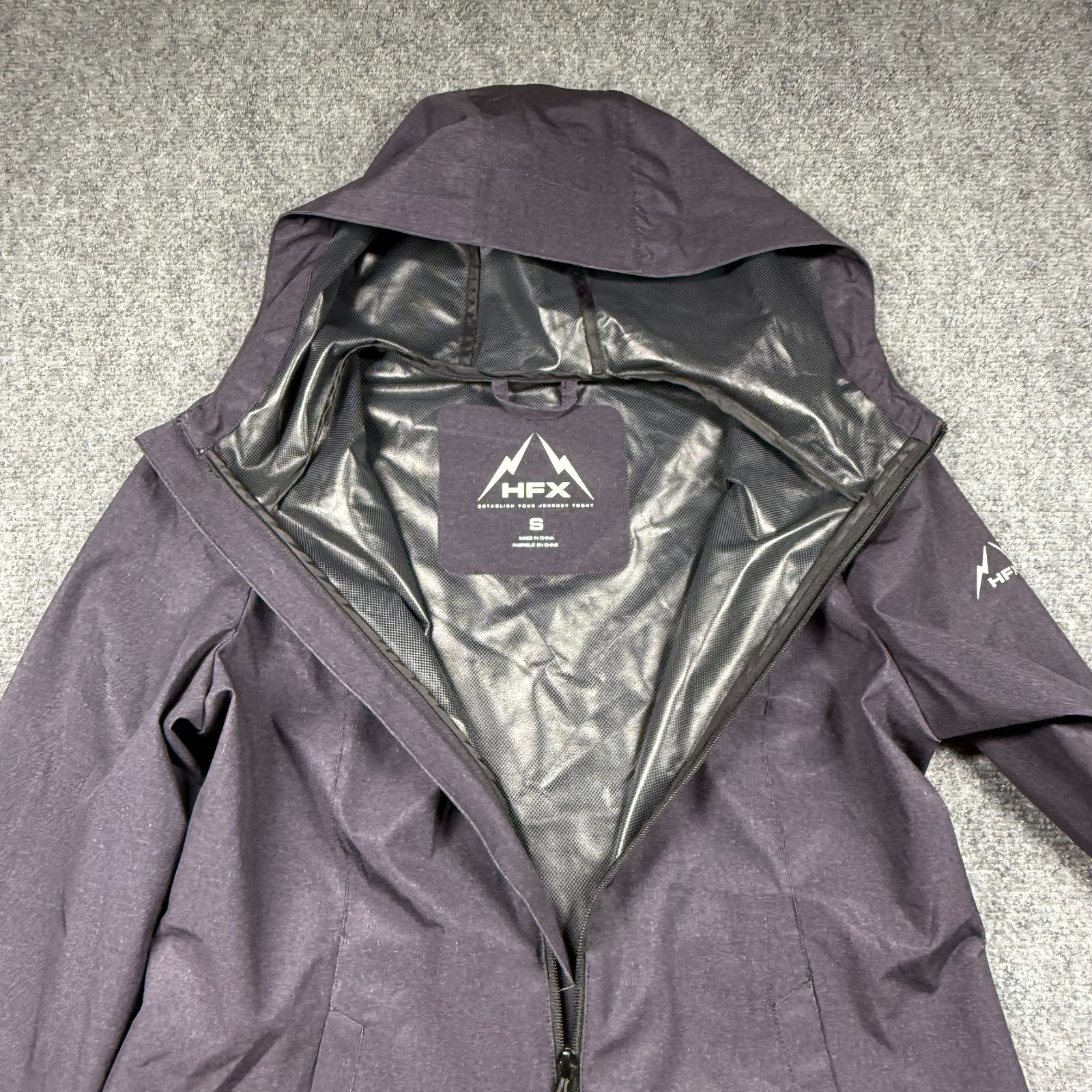 Halifax Traders HFX Patterned Rain Jacket with Ho… - image 3