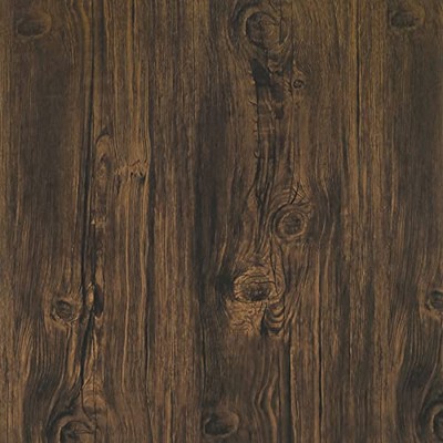 Abyssaly selbstklebende Rückseite Kunststoff Holzoptik Vinylfolie dunkel