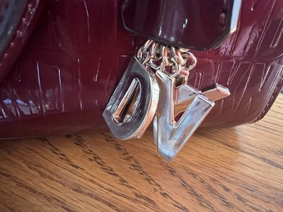 DKNY Paton Leather Red Purse