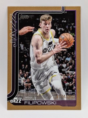 Kyle Filipowski Jazz 2025-26 Topps Flagship Gold /2025 #134