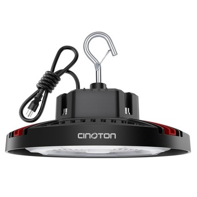 160W UFO LED High Bay Light, Aluminum LED Shop Lights with 24000LM, 5000K Com...