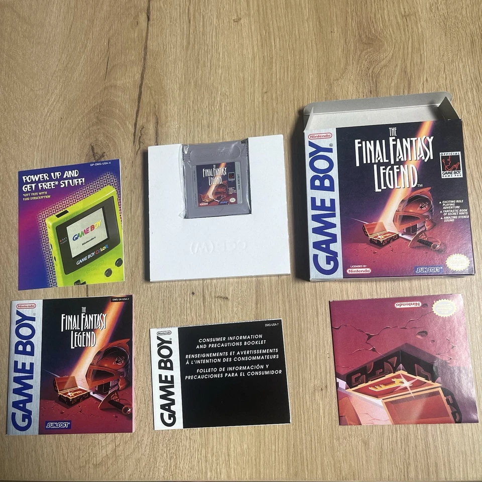 Final Fantasy Legend CIB GameBoy - Mint LIKE NEW - Image 3 of 4