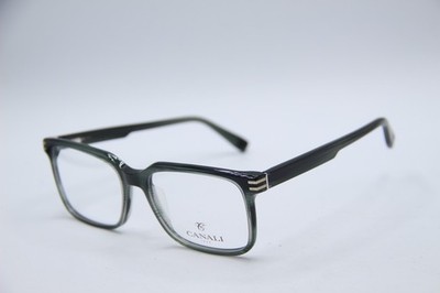 NEW CANALI CO 306 C02 GREY HORN AUTHENTIC FRAMES EYEGLASSES 55-18