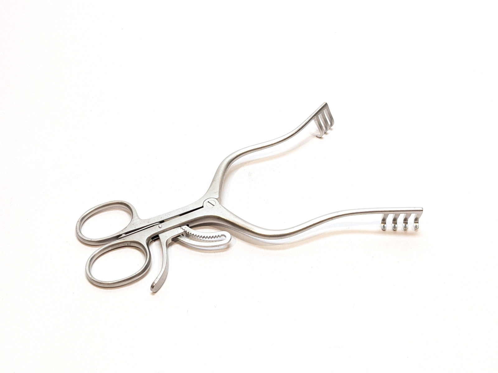 Aesculap BV075R Weitlaner Retractor 3x4 Prongs Rake Self-Retainining Retractor