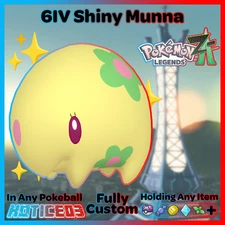 ✨ Shiny Munna 6IV ✨ Mega Dimension Pokemon Legends ZA Ready 🚀 Fast 🚀