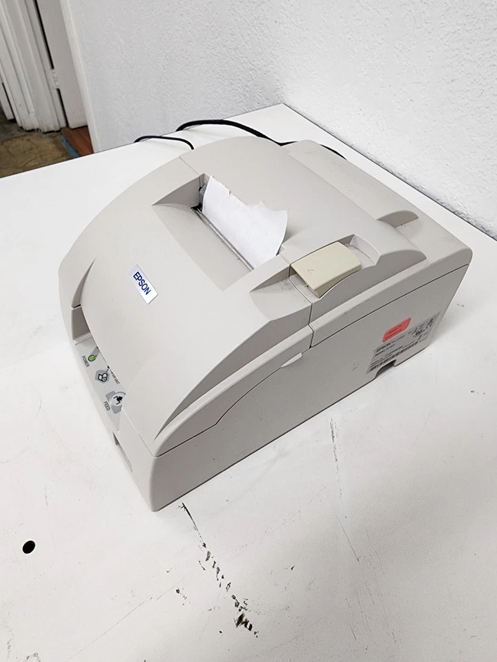 Epson Printer TM-U220D M188D receipt printer DOT Matrix, cables included, Tested - Image 4 of 4