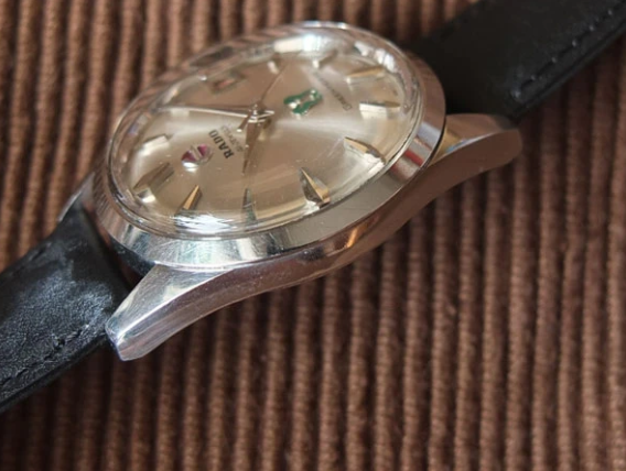RADO Green Horse 41 Jewels Automatic Date Silver Dial 34mm Rare