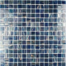 EB5700 Glass Gold Vein / Fleck 20 x 20mm Mosaic Tile Sheet