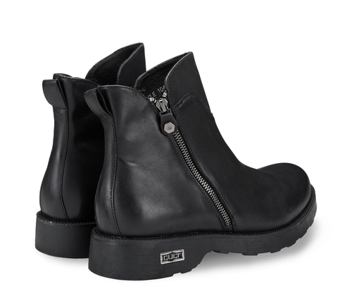 SCARPE STIVALETTI STIVALE UOMO CULT ZEPPELIN 2650 CLE104212 PELLE NERO ORIGINALE - Picture 3 of 4