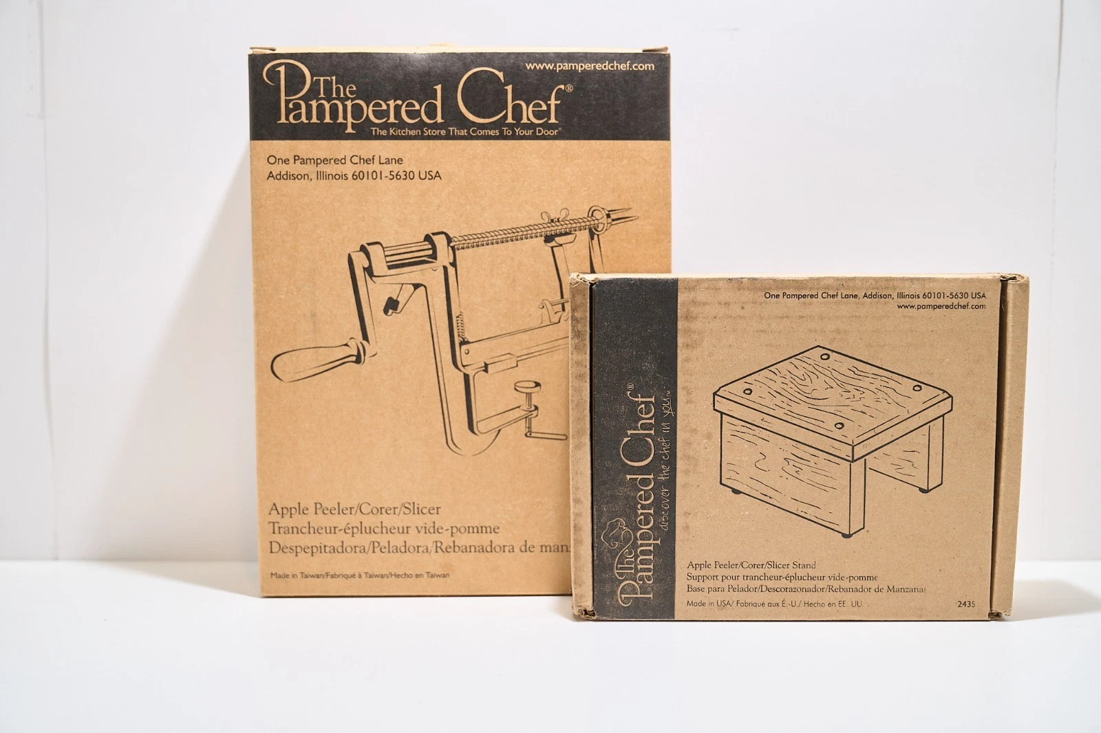 Pampered Chef Apple Peeler Corer Slicer Kitchen Tool