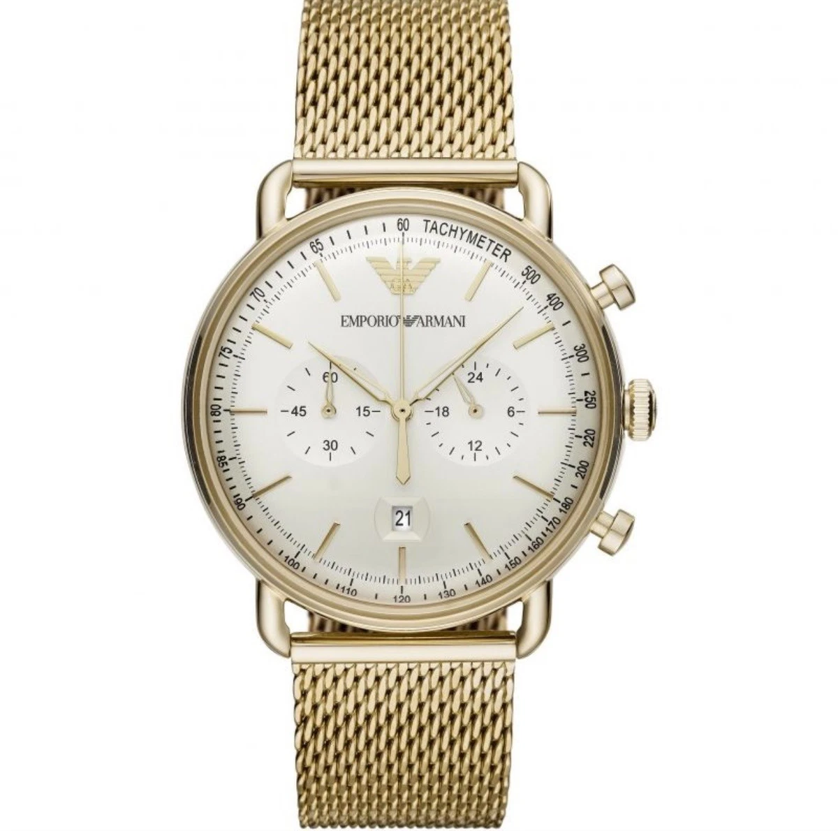 Emporio Armani Gold Plated Case Wristwatches for sale | eBay display picture 2