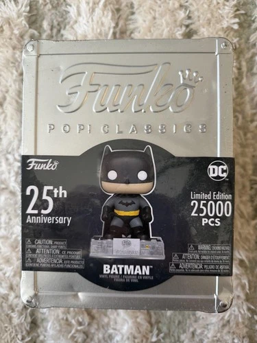 Funko Pop Classics Batman Year One 25th Anniv Vinyl Figure Limited Silver Tin