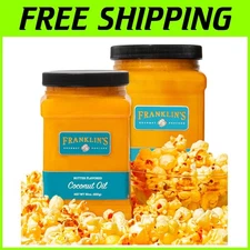 Delicious Butter Flavored Coconut Oil - Popcorn Movie Night