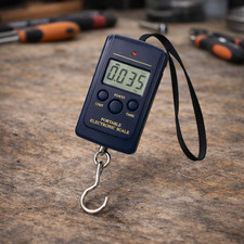 Kofferwaage Digital Hängewaage 40kg Gepäckwaage Reisewaage Anglerwaage mit Haken