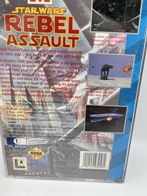 Star Wars: Rebel Assault (Sega CD, 1993) Complete with Manual 