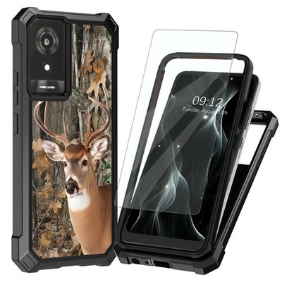 for TCL K24 Phone Case with Screen Protector,for TCL 50 LE Phone Case Dual La...