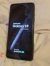 Samsung S9 Mobile Phone 64GB, Black, Unlocked Fully Working But Damaged To Side