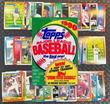 1990 TOPPS MLB BASEBALL Cards Complete Your Set U Pick Ken Griffey Jr. 2/4