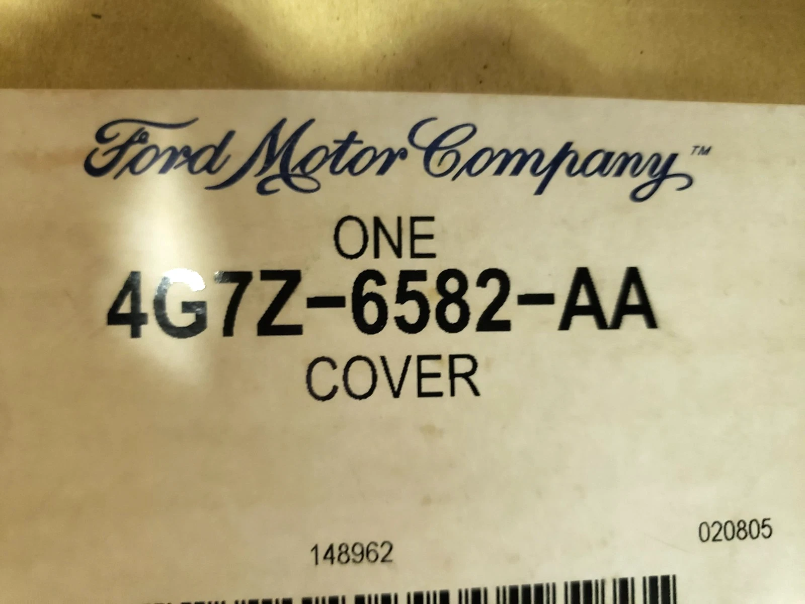 NEW/OLD OEM Stock 2005/06 Ford GT Set of 2 (L&R) Coils Covers 4G7Z-6P067-BA & AA - product detail image 14