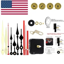 12888 Quartz DIY Wall Clock Movement Mechanism Repair Parts Replacement Kit S...