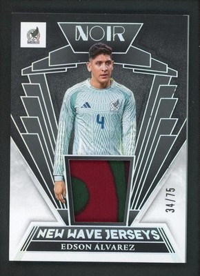 2024-25 EDSON ALVAREZ 34/75 PATCH PANINI NOIR FIFA NEW WAVE JERSEYS