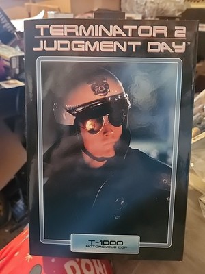 NECA Terminator 2 Judgement Day ULTIMATE T-1000 Motorcycle Cop New