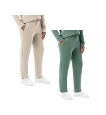 NEW! WOMEN'S MEMBER'S MARK STRAIGHT LEG SOFT SANDWASHED FABRIC PANT! VARIETY!