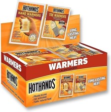 HotHands Toe Warmers with Adhesive, 36 Pairs 72 Total , Up to 8 Hours of Heat