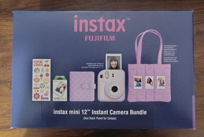FujiFilm Instax Mini 12 Holiday Bundle Lilac Purple Instant Camera Film