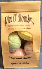 NEW Kids DINOSAUR Egg w/Dino 'Bag O' Bombs..Bathbombs That Is..' 20 Oz Total Wt